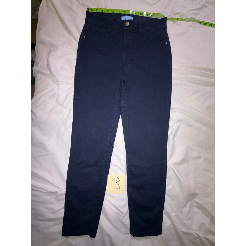 Draper James RSVP Navy Blue Skinny Pants Womens Size 8 T10-17
